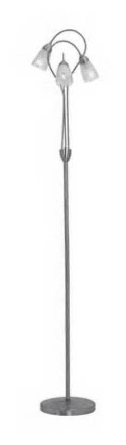 Madrid Floor Lamp - Satin Nickel